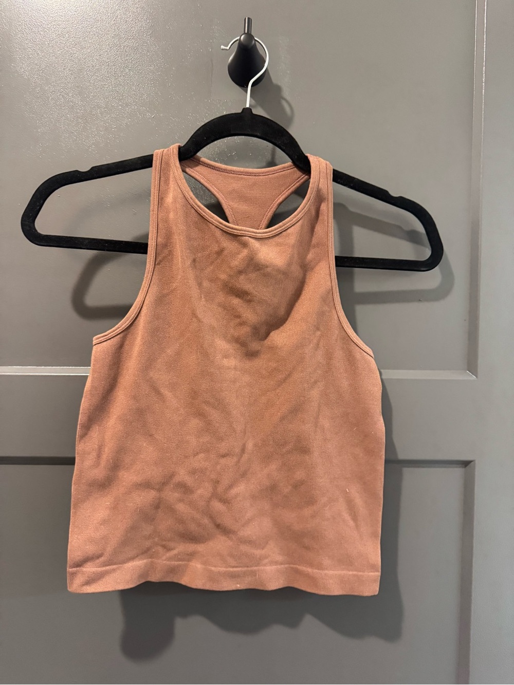 Free People Ribbed Racerback Tank - Mauve Pink